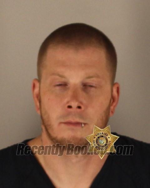 Booking photo from Deschutes County, Oregon
