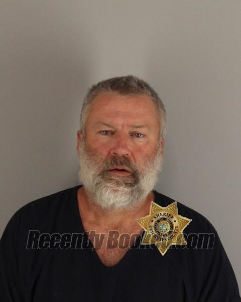 Booking photo from Deschutes County, Oregon