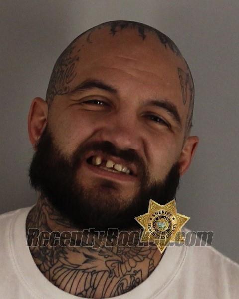 Booking photo from Deschutes County, Oregon