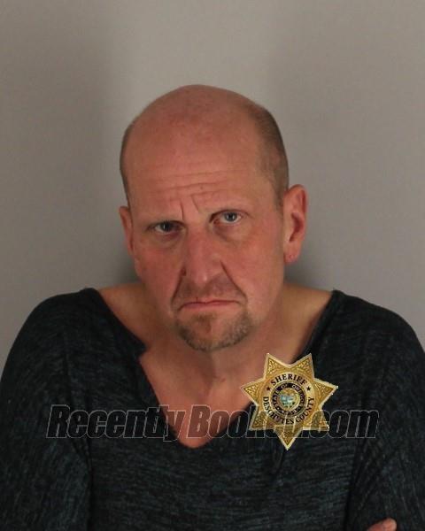 Booking photo from Deschutes County, Oregon