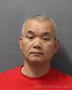 Mugshot of Weiyi Huang booked in Cooke County, Texas on August 1, 2026