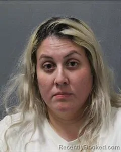 Mugshot of Viginia Sofia Salcedo-Galvan booked in Cooke County, Texas on August 18, 2026