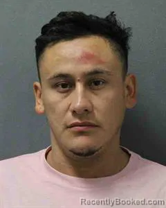 Mugshot of Christian Alejandro Pineda-Granados booked in Cooke County, Texas on August 21, 2026