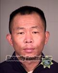 Booking photo from Multnomah County, Oregon