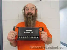 Mugshot of Brandon Charles Alldridge booked in Crockett County, Texas on August 9, 2026