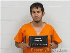 Mugshot of Eduardo Arnoldo Lopez booked in Crockett County, Texas on September 4, 2026