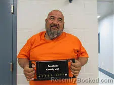 Mugshot of Israel Adolfo Perez booked in Crockett County, Texas on September 4, 2026