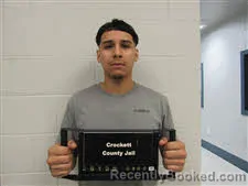 Mugshot of Eric Martinez booked in Crockett County, Texas on September 6, 2026