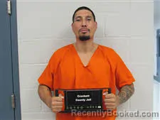 Mugshot of Manuel Gilberto Zayas booked in Crockett County, Texas on September 8, 2026