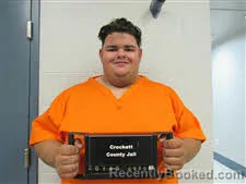 Mugshot of John Cody Frank booked in Crockett County, Texas on September 20, 2026