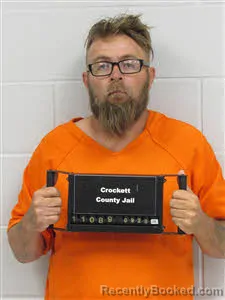 Mugshot of David Anthony Rideout booked in Crockett County, Texas on September 28, 2026