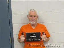 Mugshot of Mike Allen Gray booked in Crockett County, Texas on October 7, 2026