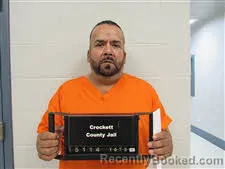 Mugshot of Carlos Rodriguez booked in Crockett County, Texas on October 15, 2026