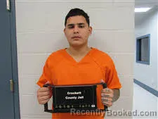 Mugshot of Jaime Alonzo Castro booked in Crockett County, Texas on October 17, 2026