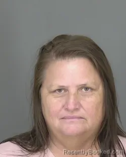 Mugshot of Alice Faye Suter booked in Highlands County, Florida on August 20, 2026