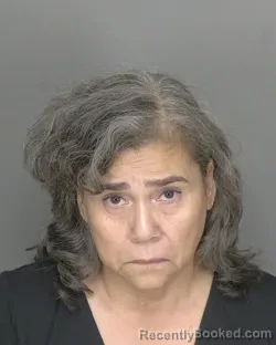 Mugshot of Elena Maria Ramos Ramirez booked in Highlands County, Florida on August 21, 2026