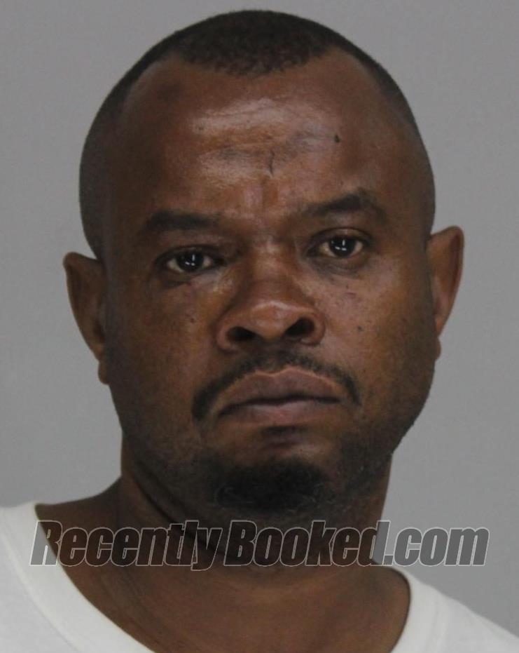 Booking photo from Dallas County, Texas