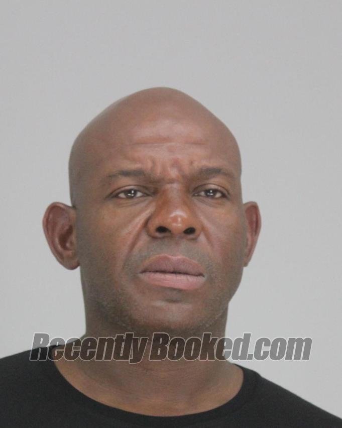 Booking photo from Dallas County, Texas