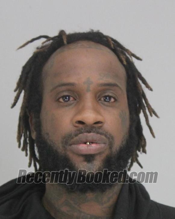 Booking photo from Dallas County, Texas