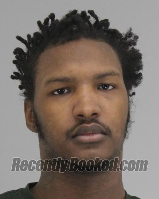 Booking photo from Dallas County, Texas