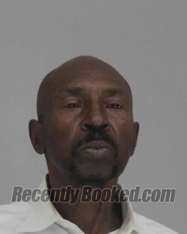 Booking photo from Dallas County, Texas