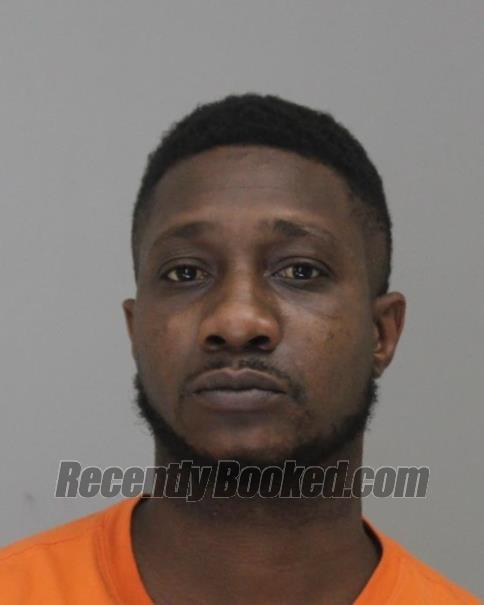 Booking photo from Dallas County, Texas