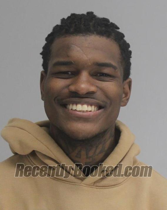 Booking photo from Dallas County, Texas