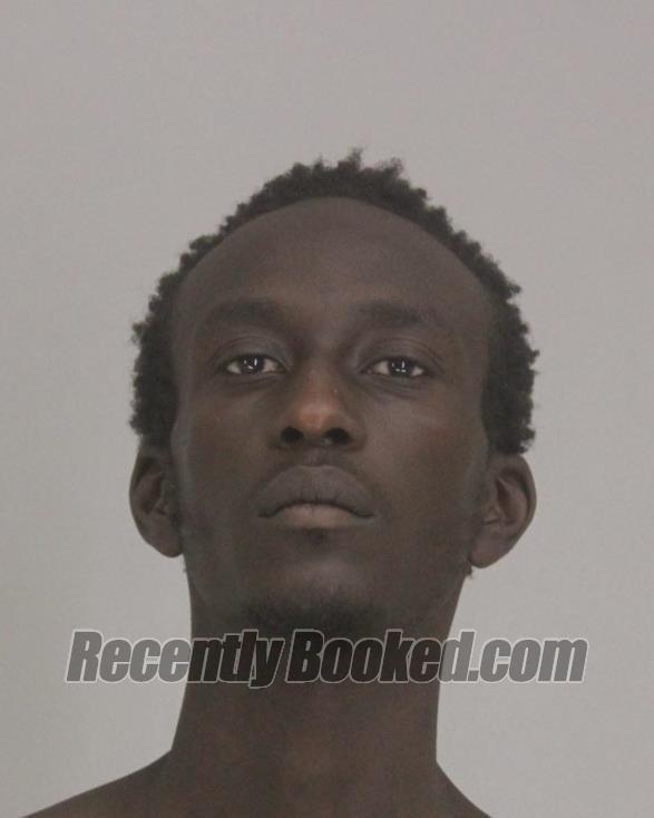 Booking photo from Dallas County, Texas