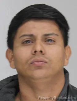 Mugshot of ARNOLD GARMENDIAORTIZ booked in Dallas County, Texas on March 18, 2026