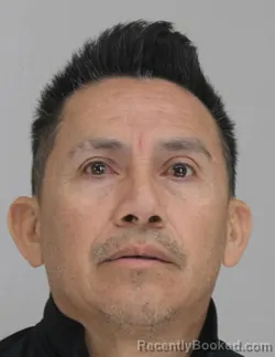 Mugshot of GUSTAVO GARCIAALONZO booked in Dallas County, Texas on March 20, 2026