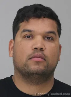 Mugshot of OMAR VALERIO booked in Dallas County, Texas on March 30, 2026