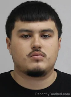 Mugshot of ANGEL ESPINOZA booked in Dallas County, Texas on April 9, 2026