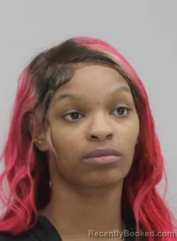 Mugshot of JUSTYCEFAITH JOHNSON booked in Dallas County, Texas on April 13, 2026