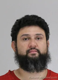 Mugshot of DIEGO BAEZA booked in Dallas County, Texas on April 13, 2026