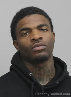 Mugshot of DEMARIO JONES booked in Dallas County, Texas on April 20, 2026