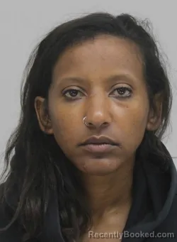 Mugshot of IDA KEBEDE booked in Dallas County, Texas on May 9, 2026