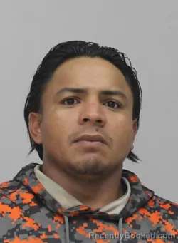 Mugshot of SANTOS GARCIACALIX booked in Dallas County, Texas on May 12, 2026