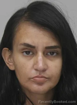 Mugshot of GABRIELA MELGOZA booked in Dallas County, Texas on June 26, 2026