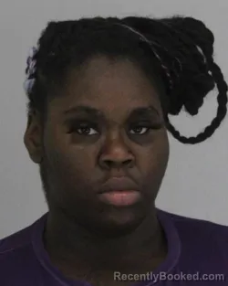 Mugshot of Branesha Stevenson booked in Dallas County, Texas on August 18, 2026