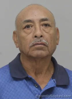 Mugshot of Candido Najera booked in Dallas County, Texas on August 18, 2026