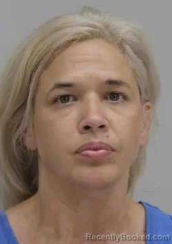 Mugshot of Michelle Harbaugh booked in Dallas County, Texas on August 18, 2026