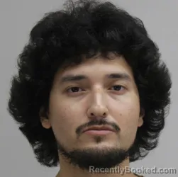 Mugshot of Andrew Sanchez booked in Dallas County, Texas on August 18, 2026