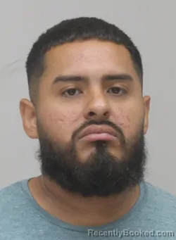 Mugshot of Moises Ramirez booked in Dallas County, Texas on August 19, 2026