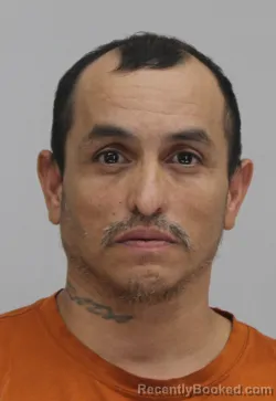 Mugshot of Julian Estrada booked in Dallas County, Texas on August 19, 2026
