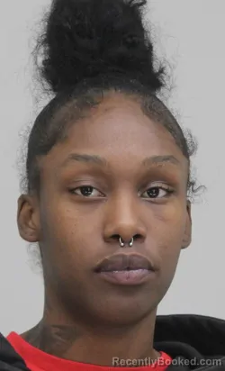 Mugshot of Junia Sanders booked in Dallas County, Texas on August 19, 2026