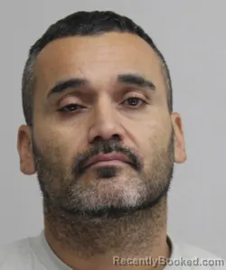 Mugshot of Juan Avila booked in Dallas County, Texas on August 20, 2026