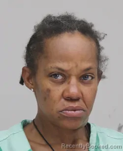 Mugshot of Angela Sharpe booked in Dallas County, Texas on August 20, 2026