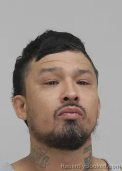 Mugshot of Daniel Valderas booked in Dallas County, Texas on August 20, 2026