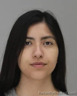 Mugshot of Sara Alvaradoflores booked in Dallas County, Texas on August 21, 2026