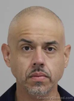 Mugshot of Alex Garcia booked in Dallas County, Texas on August 22, 2026